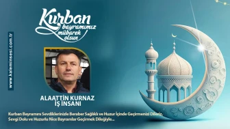 Alaattin Kurnaz Kurban bayramını kutladı
