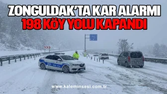 Zonguldak’ta Kar Alarmı: 198 Köy Yolu Kapandı