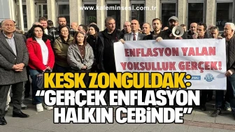 KESK Zonguldak: Gerçek Enflasyon Halkın Cebinde