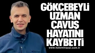 Gökçebeyli Uzman Çavuş Hayatını Kaybetti
