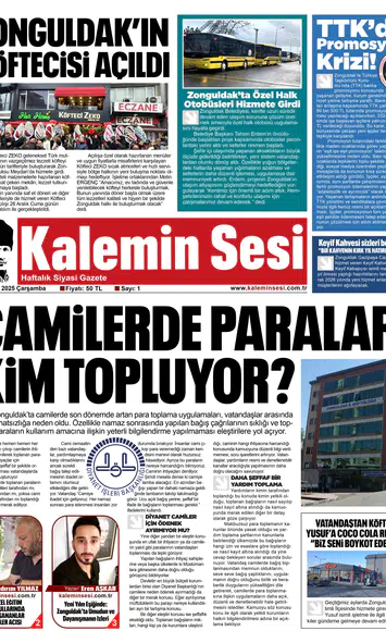 31 ARALIK 2025 ÇARŞAMBA KALEMİN SESİ GAZETESİ