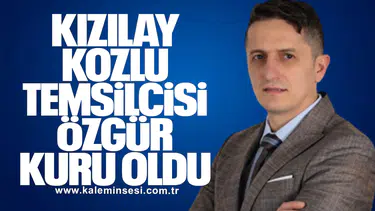 Kızılay Kozlu Temsilcisi Özgür Kuru oldu