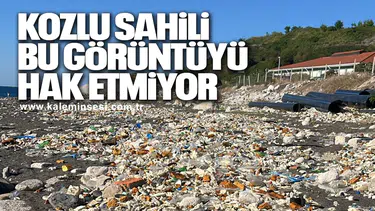 Kozlu Sahili’nde Kirlilik Alarmı: Denizden Gelen Atıklar Sahili Kapladı