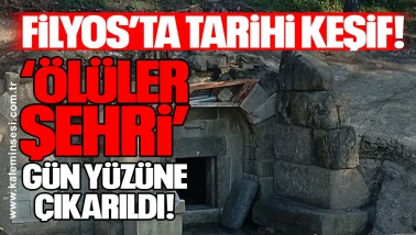 Filyos’ta Tarihi Keşif: “Ölüler Şehri” Gün Yüzüne Çıkarıldı!