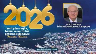 Yavuz Erkmen yeni yılı kutladı