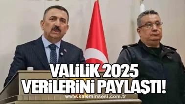 Valilik 2025 Verilerini Paylaştı!