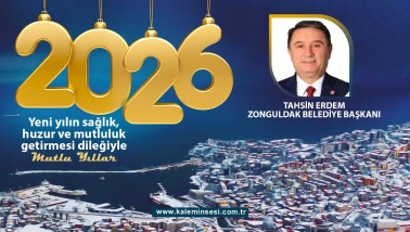 Belediye Başkanı Tahsin Erdem yeni yılı kutladı