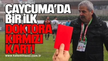 Sahalarda Ender Görülen Olay! Çaycuma’da Sağlıkçıya Kırmızı Kart