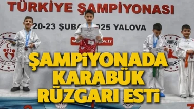 Wushu Kung Fu Türkiye Şampiyonası’nda Karabük rüzgarı esti