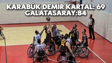Tekerlekli Sandalye Basketbol Süper Lig: Karabük Demir Kartal: 69 - Galatasaray:84
