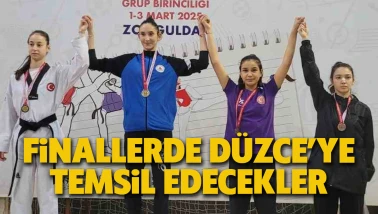 Finallerde Düzce’ye temsil edecekler