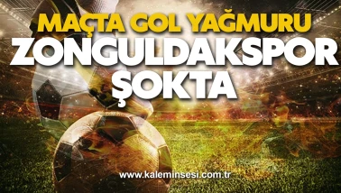 Maçta gol yağmuru! Zonguldakspor Şokta