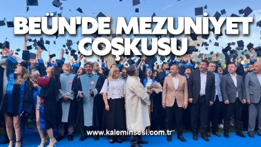 BEÜN'de mezuniyet coşkusu