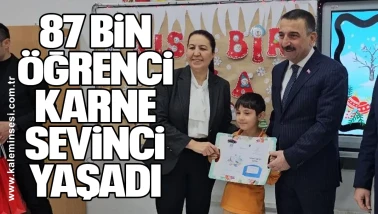 Zonguldak’ta 87 Bin Öğrenci Karne Sevinci Yaşadı