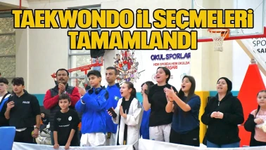 Taekwondo İl Seçmeleri tamamlandı