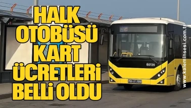 Zonguldak’ta Halk Otobüsü Kart Ücretleri Belli Oldu
