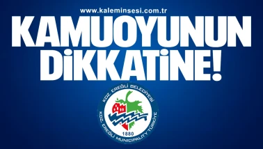 Kamuoyunun Dikkatine!