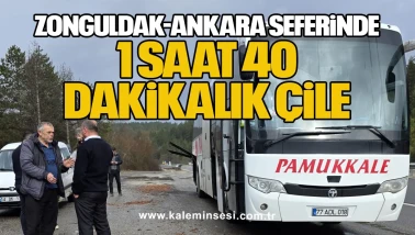 Zonguldak-Ankara Seferinde 1 Saat 40 Dakikalık Çile