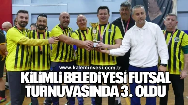 Kilimli Belediyesi Futsal Turnuvasında 3. Oldu