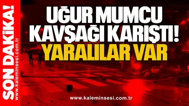 Uğur Mumcu kavşağı karıştı: Yaralılar var
