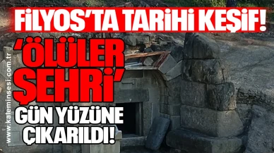 Filyos’ta Tarihi Keşif: “Ölüler Şehri” Gün Yüzüne Çıkarıldı!