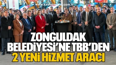 Zonguldak Belediyesi’ne TBB’DEN 2 Yeni Hizmet Aracı