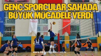 Genç Sporcular Sahada Büyük Mücadele Verdi