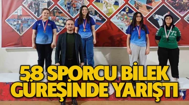 58 Sporcu, Heyecan Dolu Bilek Güreşi Yarışmasında Kozlarını Paylaştı
