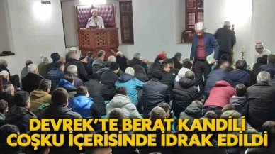 Devrek’te Berat Kandili coşku içerisinde idrak edildi