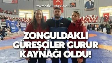 Zonguldaklı Güreşçiler Gurur Kaynağı Oldu!