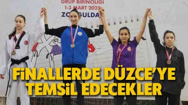 Finallerde Düzce’ye temsil edecekler