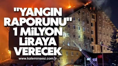 Bolu Belediyesi, "yangın raporunu" 1 milyon liraya verecek