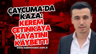 Çaycuma'da kaza: Kerem Çetinkaya hayatını kaybetti...
