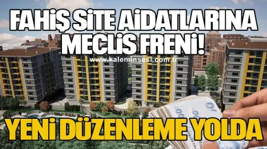 Fahiş Site Aidatlarına