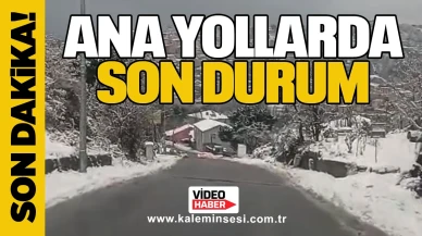 Zonguldak’ta kar yağışı sonrası ana yollarda son durum