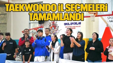 Taekwondo İl Seçmeleri tamamlandı