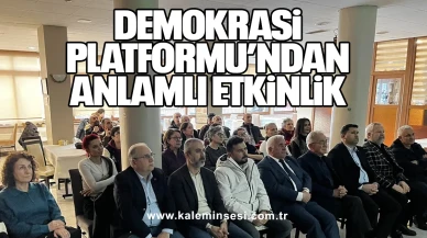 Demokrasi Platformu’ndan Anlamlı Etkinlik