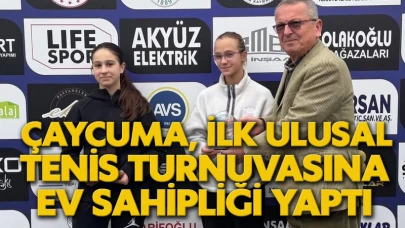 Çaycuma, İlk Ulusal Tenis Turnuvasına Ev Sahipliği Yaptı