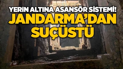Yerin altına asansör sistemi!