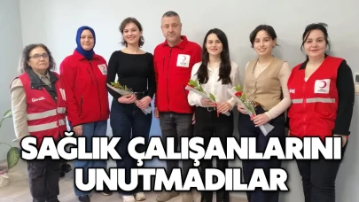 Sağlık çalışanlarını unutmadılar