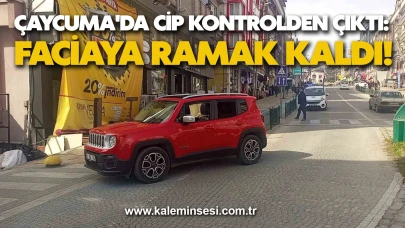 Çaycuma'da Cip Kontrolden Çıktı: Faciaya Ramak Kaldı!