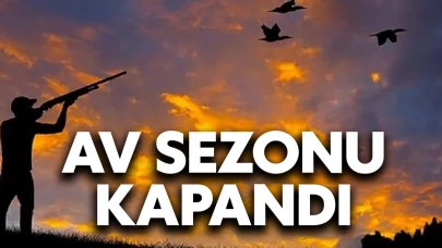 Av sezonu kapandı