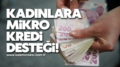 Kadınlara mikro kredi desteği!