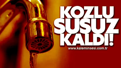 Kozlu susuz kaldı!
