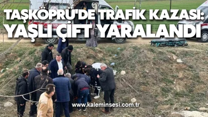 Taşköprü'de Trafik Kazası: Yaşlı Çift Yaralandı