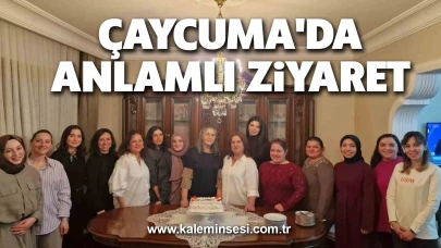 Çaycuma'da anlamlı ziyaret