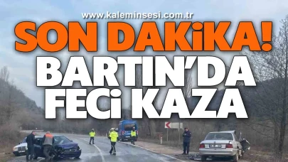 Bartın’da feci kaza