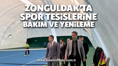 Zonguldak'ta Spor Tesislerine Bakım ve Yenileme