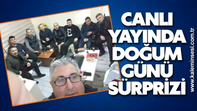 Canlı Yayında Doğum Günü Sürprizi