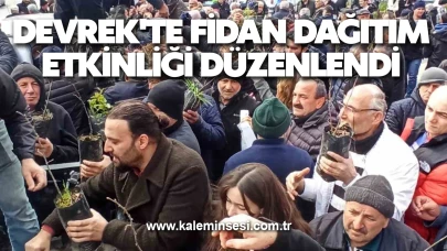 Devrek'te Fidan Dağıtım Etkinliği Düzenlendi